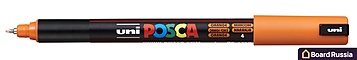 Маркер на водной основе POSCA PC-5M, Оранжевый 4.5-5.5 (мм.)