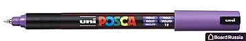 Маркер на водной основе POSCA PC-5M, фиолетовый 4.5-5.5 (мм.)