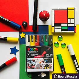 Маркер на водной основе POSCA PC-5M 1,8-2,5 (мм.)