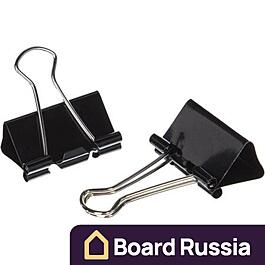 Зажимы для бумаг 12шт/уп Attache Economy, в карт.коробке 25x25x25 (мм.)