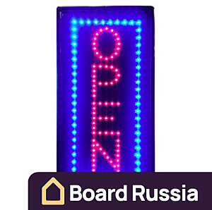 LED доска NEON Sign вертикальная с электрическим дисплеем  - купить с доставкой по выгодным ценам в интернет-магазине Board-Russia.ru