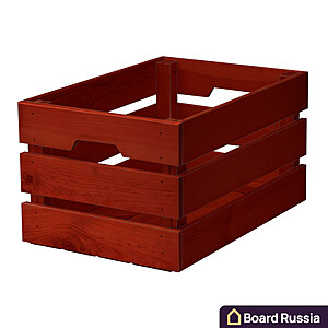 Деревянный ящик "Универсальный", цвета "Красный" - купить с доставкой по выгодным ценам в интернет-магазине Board-Russia.ru