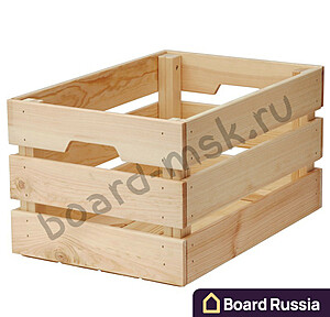 Деревянный ящик цвета сосна (350х300х150мм) - купить с доставкой по выгодным ценам в интернет-магазине Board-Russia.ru