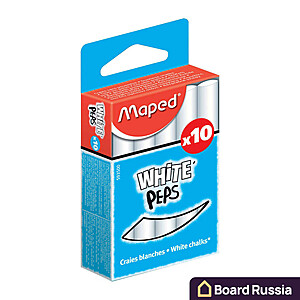 Мел белый Maped Color`peps - купить с доставкой по выгодным ценам в интернет-магазине Board-Russia.ru