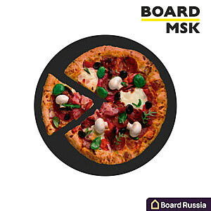 Меловая доска «Пицца» 300 мм, круглая, без рамы - купить с доставкой по выгодным ценам в интернет-магазине Board-Russia.ru
