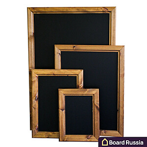 Меловая доска в деревянной рамке с полотном - купить с доставкой по выгодным ценам в интернет-магазине Board-Russia.ru