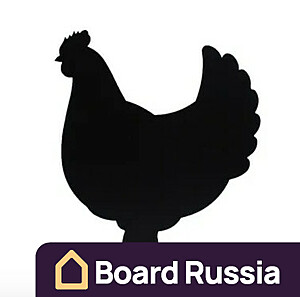 Меловой ценник "Птичка" - купить с доставкой по выгодным ценам в интернет-магазине Board-Russia.ru