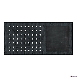 Полка настенная комбинированная с меловой поверхностью, цвета "Черный" - купить с доставкой по выгодным ценам в интернет-магазине Board-Russia.ru