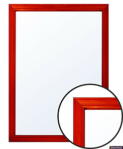 Рамка деревянная «Со стеклом», цвета "Красный" - купить с доставкой по выгодным ценам в интернет-магазине Board-Russia.ru