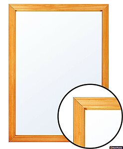Рамка деревянная «Со стеклом», цвета "Орех" - купить с доставкой по выгодным ценам в интернет-магазине Board-Russia.ru