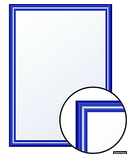 Рамка пластиковая «Универсальная», цвета "Синий" - купить с доставкой по выгодным ценам в интернет-магазине Board-Russia.ru