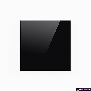 Стеклянная магнитная доска квадратная, цвета "Черный", классическая - купить с доставкой по выгодным ценам в интернет-магазине Board-Russia.ru