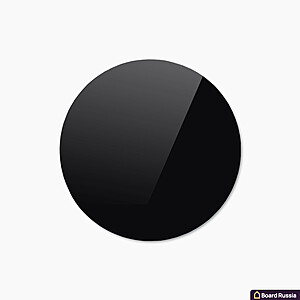 Стеклянная магнитная доска круглая, цвета "Черный", классическая - купить с доставкой по выгодным ценам в интернет-магазине Board-Russia.ru