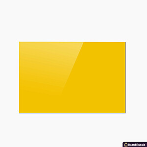Стеклянная магнитная доска прямоугольная, цвета "Желтый", классическая - купить с доставкой по выгодным ценам в интернет-магазине Board-Russia.ru
