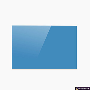 Стеклянная магнитная доска прямоугольная, цвета "Синий", классическая - купить с доставкой по выгодным ценам в интернет-магазине Board-Russia.ru