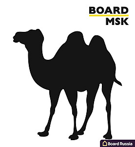 Фигурная меловая доска "Верблюд" - купить с доставкой по выгодным ценам в интернет-магазине Board-Russia.ru