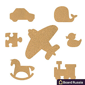 Фигурная пробковая доска под заказ - купить с доставкой по выгодным ценам в интернет-магазине Board-Russia.ru