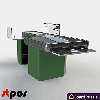 КБ ГИПЕРМАРКЕТ TR-XL 2500, широкий накопитель, вырезы, Правый 1100x2500x870 мм