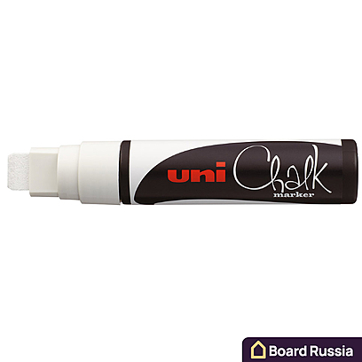 Маркер меловой Uni Chalk 17K, белый 15 (мм.)