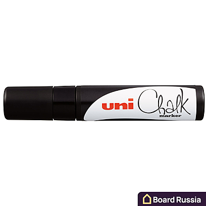 Маркер меловой Uni Chalk 17K, черный 15 (мм.)