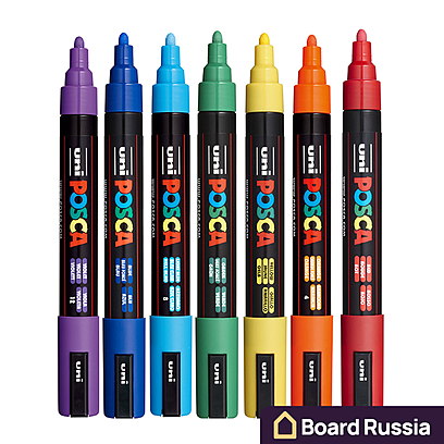 Маркер на водной основе POSCA PC-5M 1,8-2,5 (мм.)