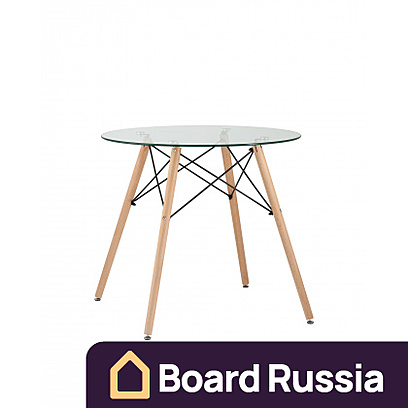 Стол обеденный «Eames D-800» нераздвижной 800x800x705 (мм.)