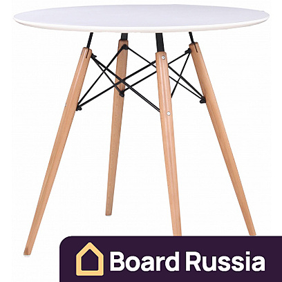 Стол обеденный «Eames D-700» нераздвижной 700x700x720 (мм.)