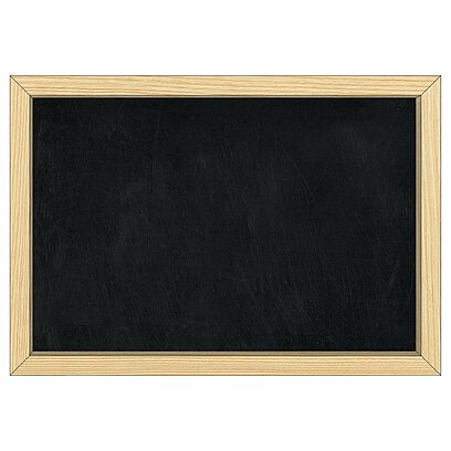 Меловая доска прямоугольная в раме, классическая 800x1200 мм. Солнечно-жёлтый